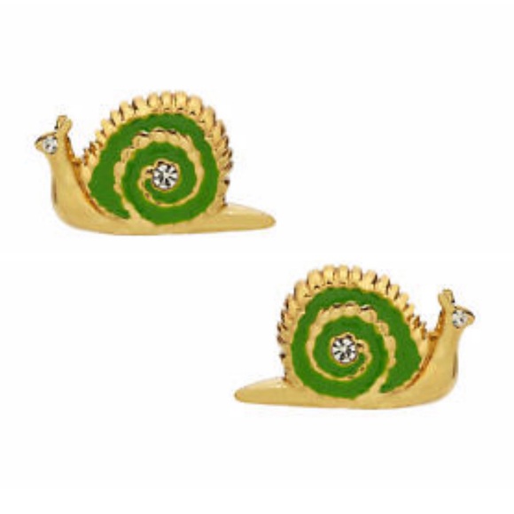 kate spade Jewelry - KATE SPADE • Garden Party Snail Earrings